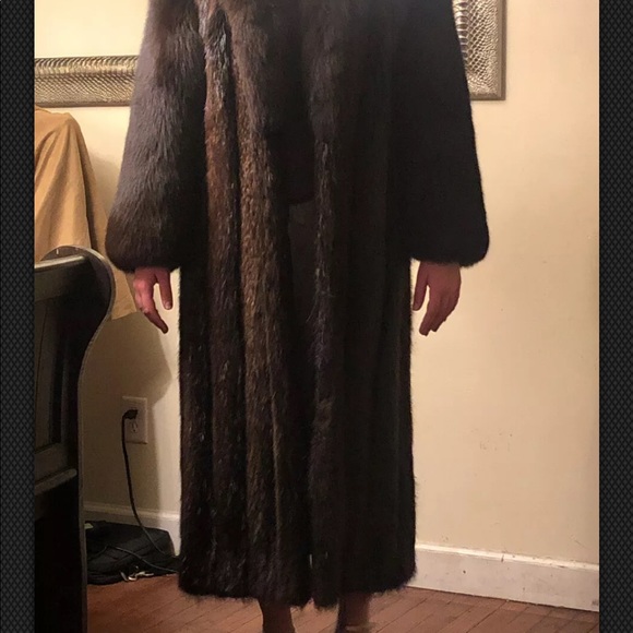 canadian fluffy fox tuxedo beaver coat 4,6,8 - Picture 2 of 7